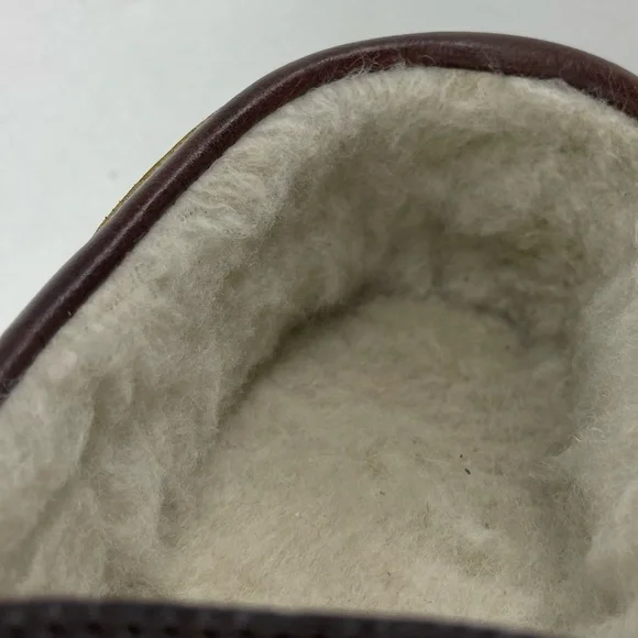 LL Bean Moccasin Slipper Brown Moc Toe Slip-On Loafer Leather 212984 Mens 10 Med - Picture 10 of 14